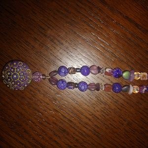 Handmade beaded neckalce